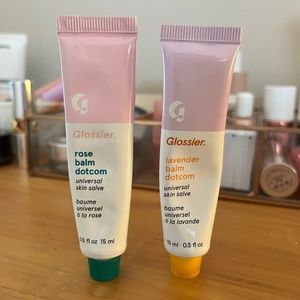 glossier original rose & lavender balm dot com